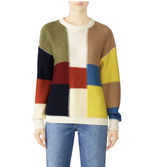 See by Chloé | Patchwork Wool Sweater | S - Picture 1 of 5